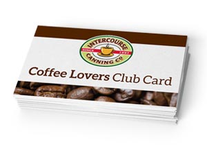 Intercourse Canning Company Loyalty Punch Cards