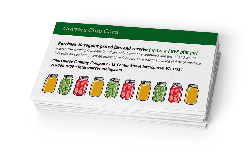 Cravers Club Card (Back)