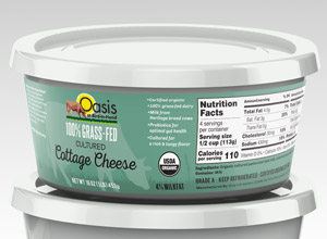Oasis at Bird-in-Hand Cottage Cheese & Sour Cream Labels